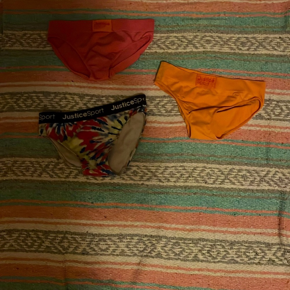 These are not used my mom bought the wrong size they are pink orange and others
